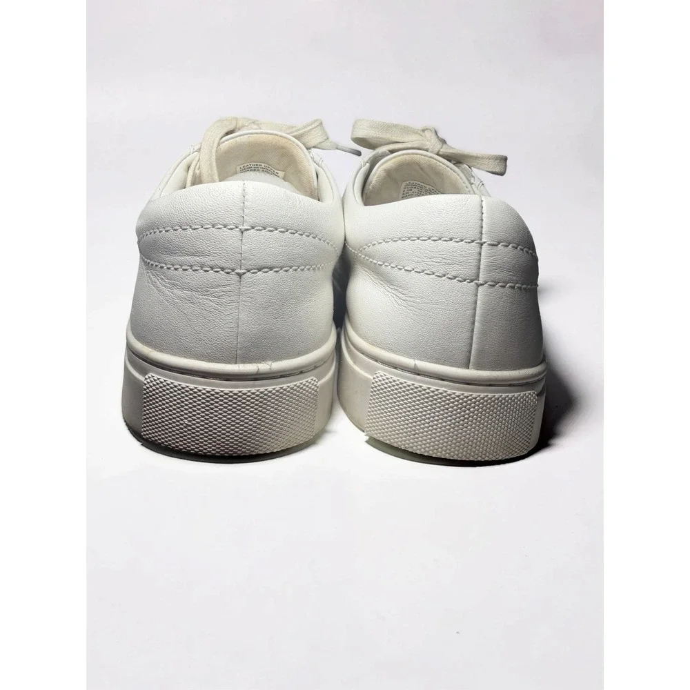 Tory Burch Women's Amalia Sneaker White Calf Leather Shoes Sneakers Sz 8.5